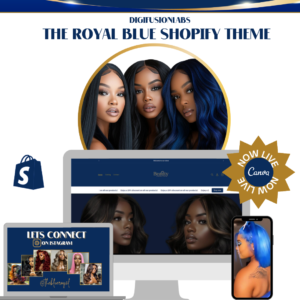 Royal Blue Shopify Theme