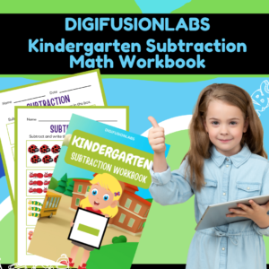 Kindergarten Subtraction Math Workbook