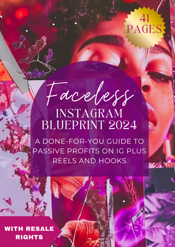 Faceless Instagram Blueprint COVER