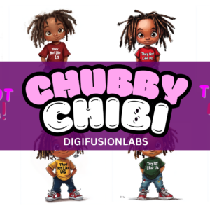 The They Not Like Us: Chubby Chibi Set is exactly what you need!