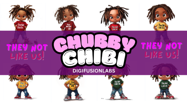 The They Not Like Us: Chubby Chibi Set is exactly what you need!