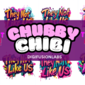 The They Not Like Us: Chubby Chibi Set is exactly what you need!