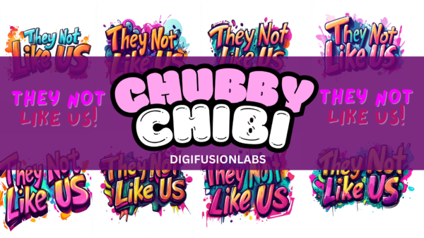 The They Not Like Us: Chubby Chibi Set is exactly what you need!