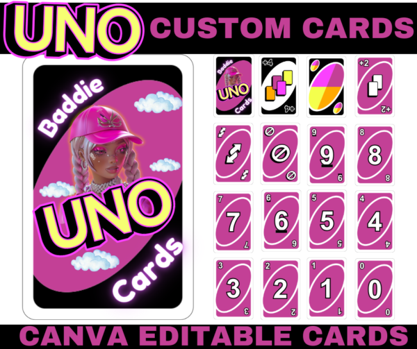 Custom Uno Card Template