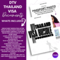 A person holding their completed DTV Thailand Visa application documents, smiling confidently.