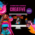 CREATIVE WIX THEME (1280 x 720 px) (1180 x 1180 px)
